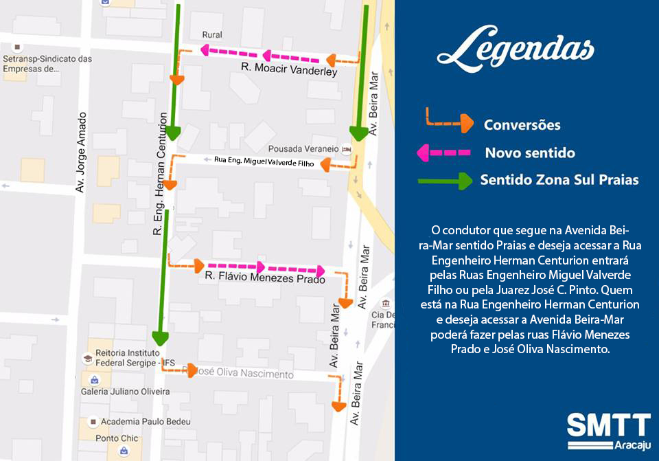 Mudança de circulação e revitalização da sinalização no Loteamento Garcia no Jardins - SMTT Aracaju